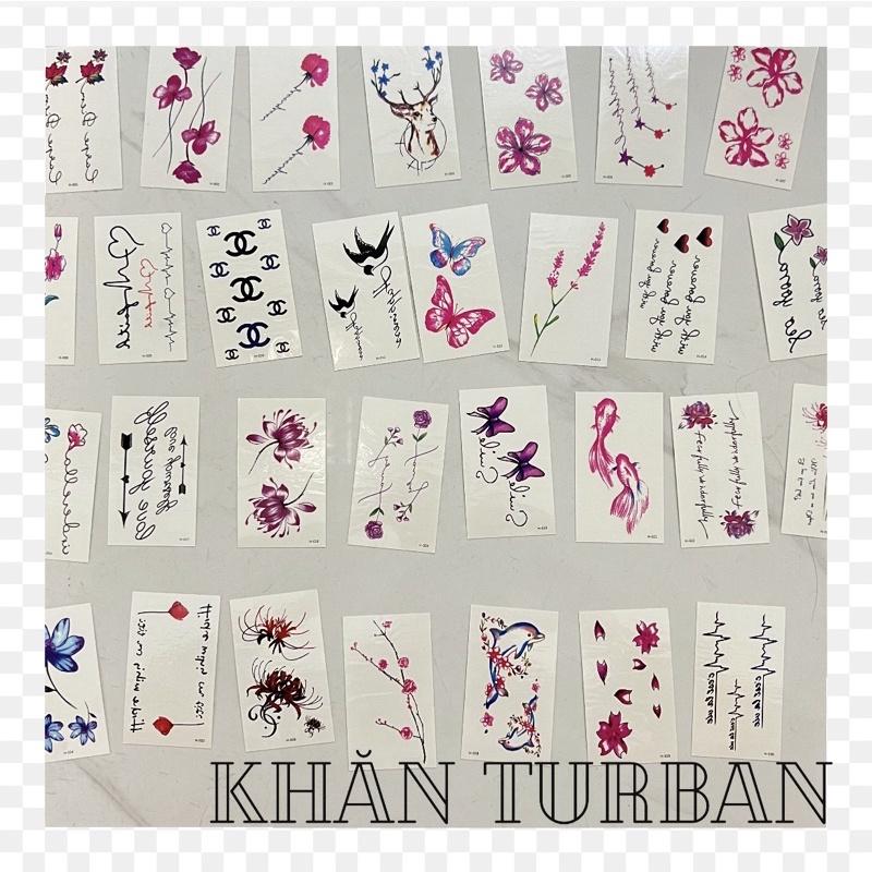 Set 30 tấm hình xăm dán giá 70k