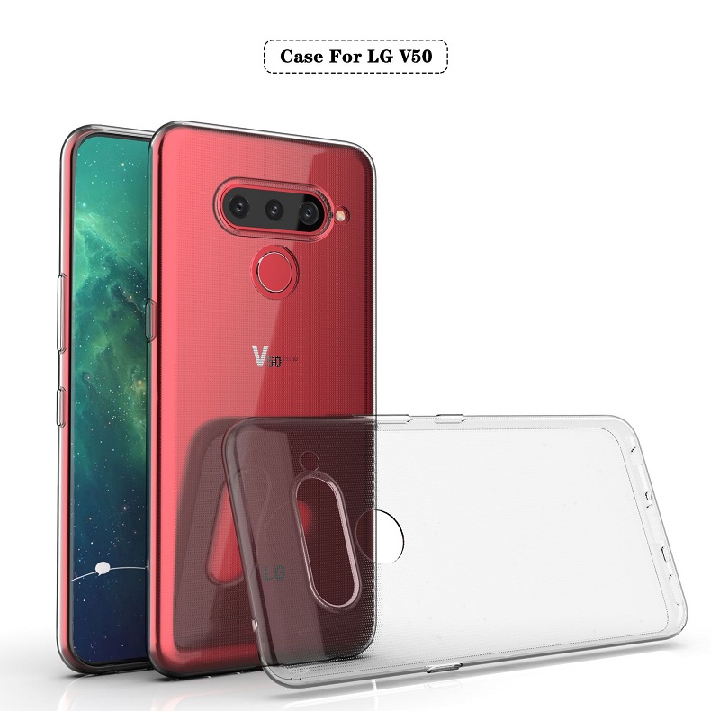 Ốp lưng dành cho LG V50 silicon dẻo trong suốt Loại A+