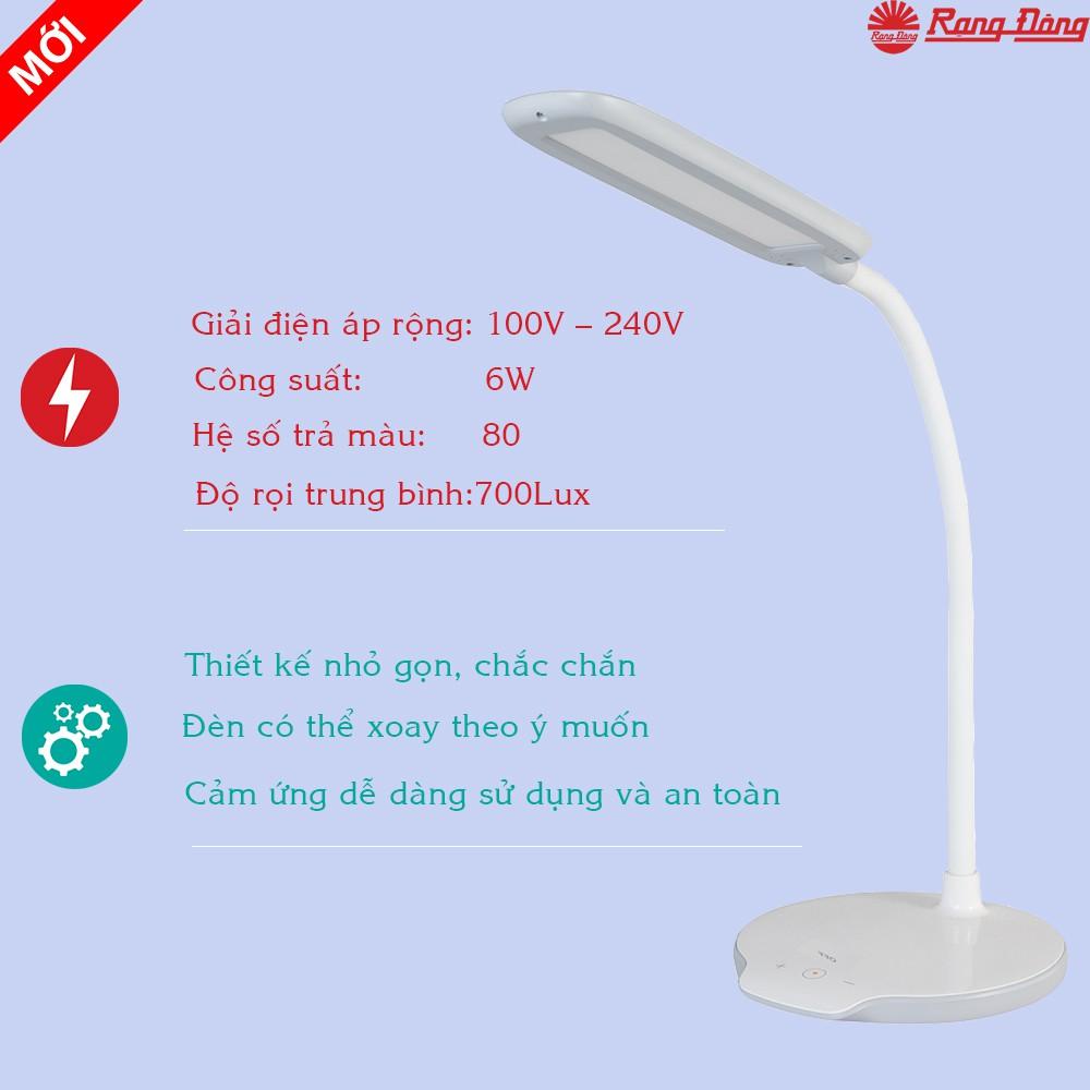 Đèn bàn LED Cảm ứng Bảo vệ thị lực Công nghệ Chip LED Samsung 3 chế độ màu điều chỉnh ánh sáng 5 mức RT-RD-RL 22