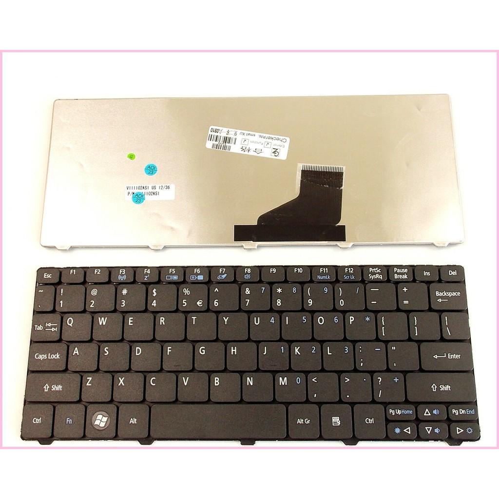 (KEYBOARD) BÀN PHÍM LAPTOP DÀNH CHO  ACER D255/532 dùng cho Aspire One 521 522 532 533 D255 D257 D260 D270 D532 N57 NAV50 NAV51