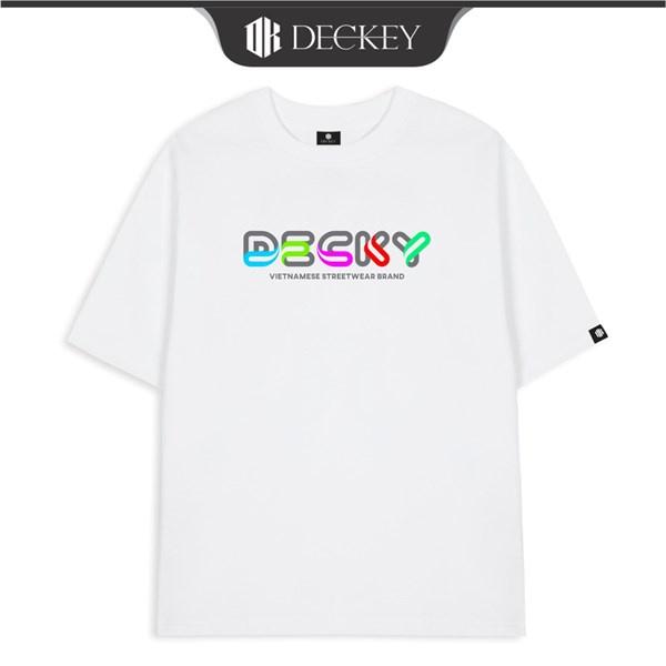 Áo Thun Cotton Unisex Nam Nữ Form Rộng DECKEY COLORFUL