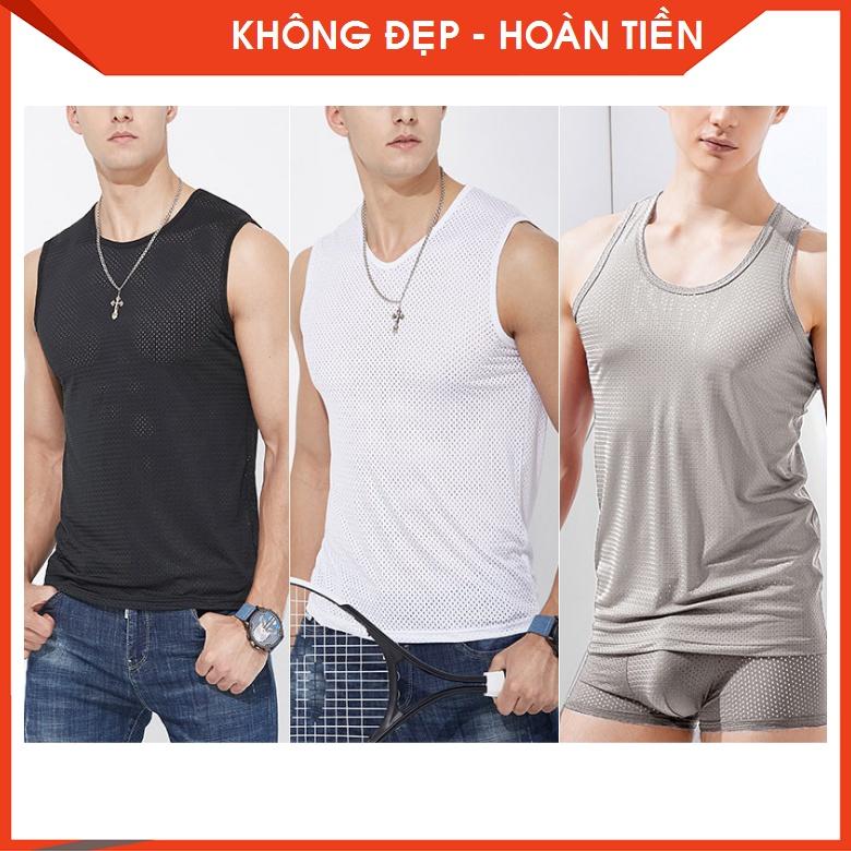 Áo Ba Lỗ Lưới Thoáng Khí Thể thao tập gym, Áo lót Nam