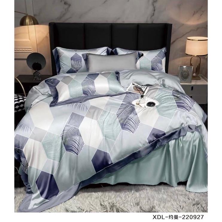 Drap Tencel 60s -Bộ Ga Gối Vỏ Ôm Dây Khoá Nệm 5-27cm