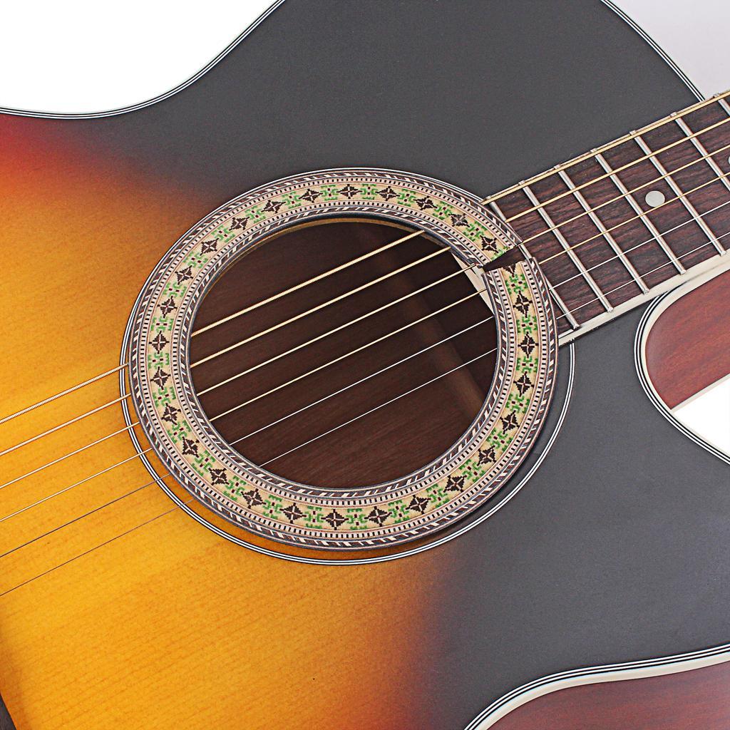 92mm Guitar Decals Rosette Soundhole Inlay for Classical Guitar Replacement