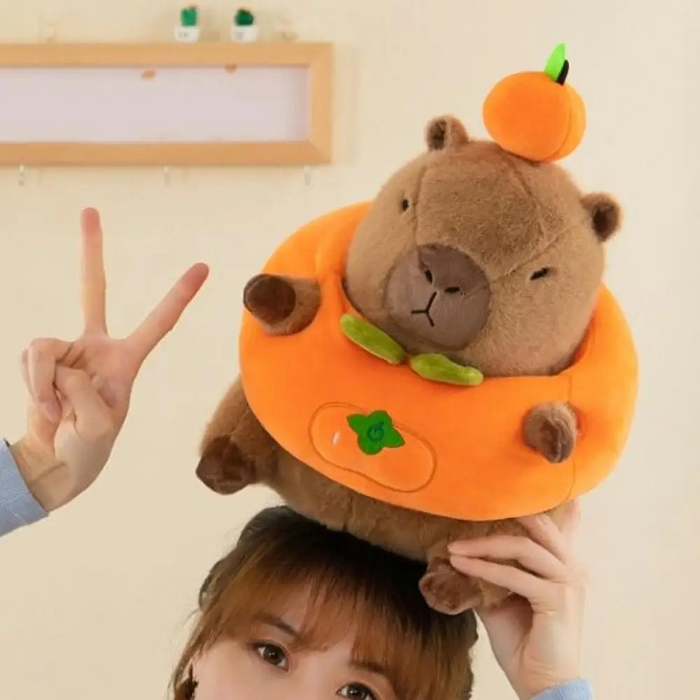 Thú nhồi bông capybara đeo phao đáng yêu - Size từ 25cm đến 35cm - Móc khoá gấu bông Capybara