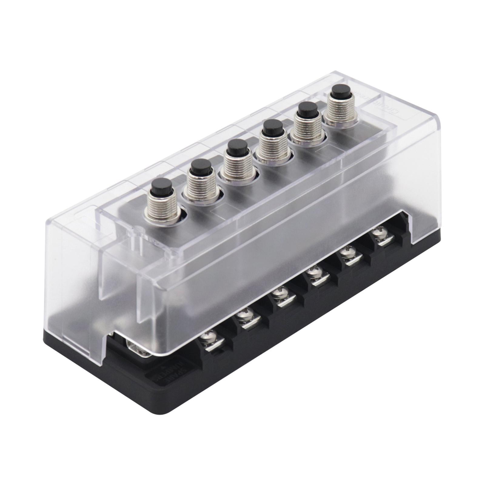Circuit Breakers Box Circuit Breaker Fuse Block Box for Auto Car Marine Boat