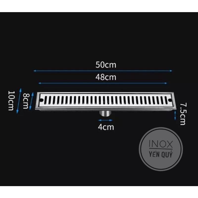 INOX304 GA THOÁT SÀN HÌNH CHỮ NHẬT