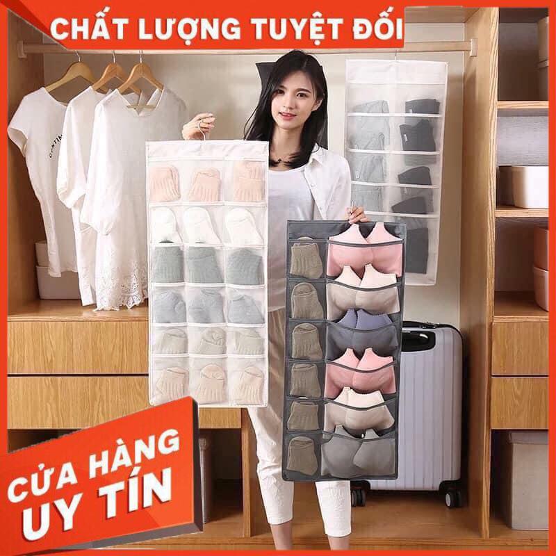 Túi treo 18 ô đựng đồ lót đa năng