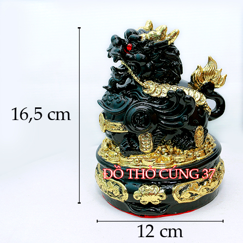 CÓC + TỲ HƯU  phong thủy màu đen