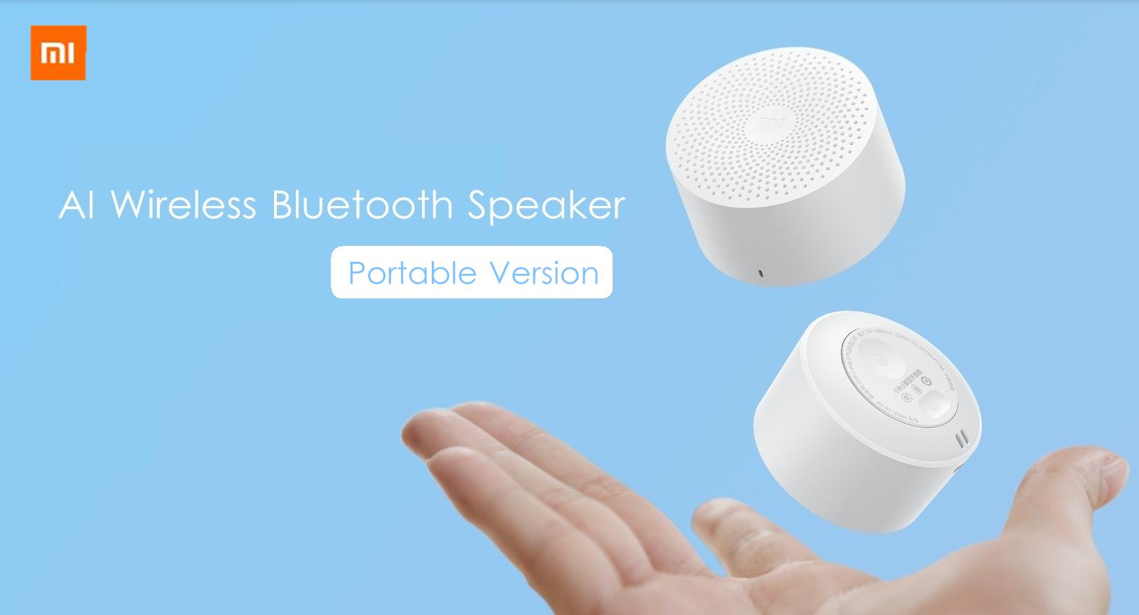 Loa di động Xiaomi Xiaoai Loa kết nối không dây 5.0 tương thích Bluetooth Loa sạc Loa hoạt động với sinh viên Xiaoai Color: 2pcs Round