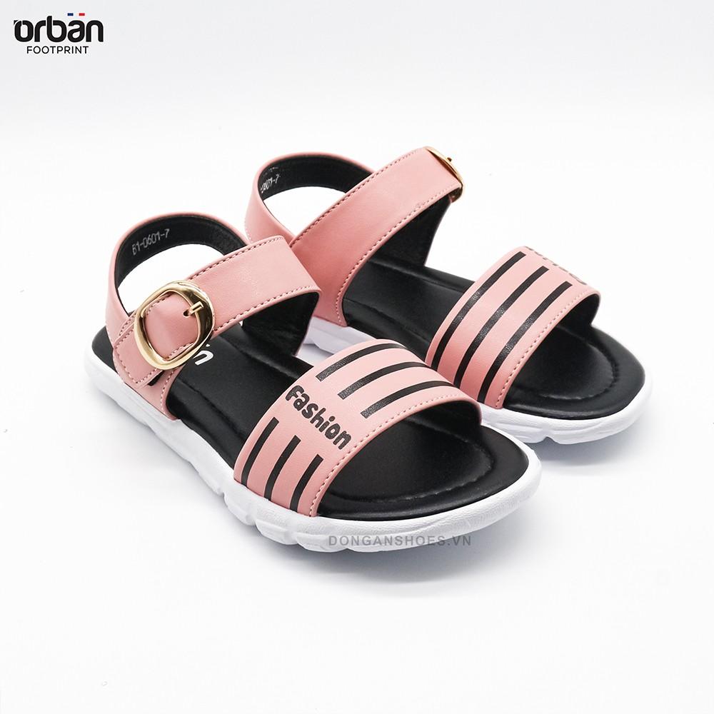 Dép sandal urban cao cấp cho bé SD2103 full màu đỏ hồng