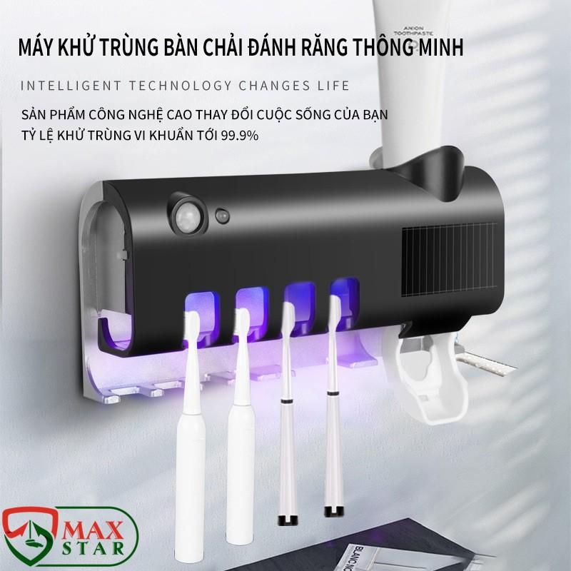 Máy tiệt trùng khử trùng bàn chải tia UV, Hộp đựng bàn chải Nhả kem đánh răng