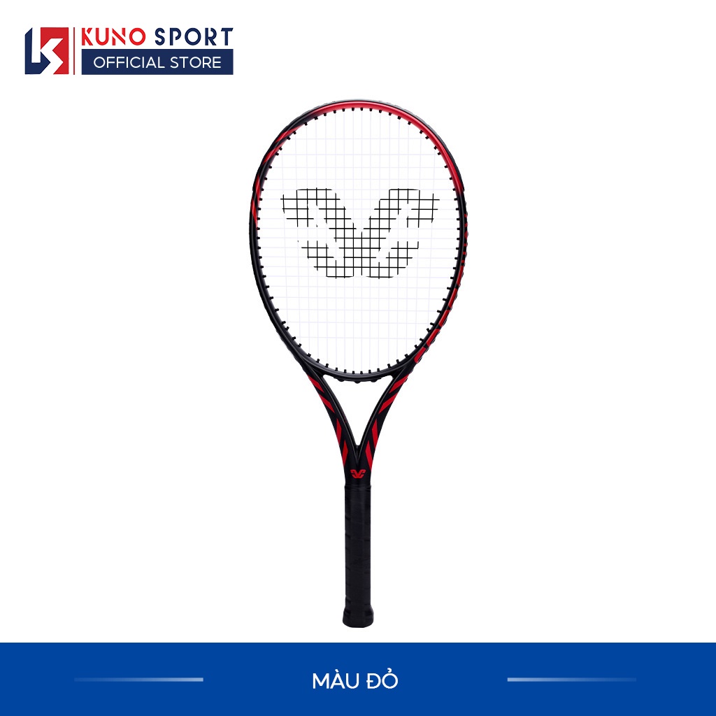 Vợt Tennis CROSSWAY W202 Sợi Carbon Cao Cấp Tặng Kèm Bộ Đế Và Bóng Tập Luyện