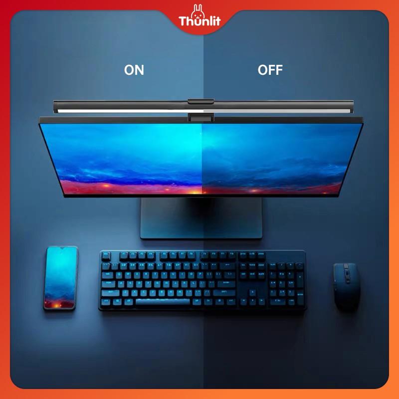Đèn kẹp máy tính Thunlit sạc bằng USB có thể điều chỉnh độ sáng và nhiệt độ màu