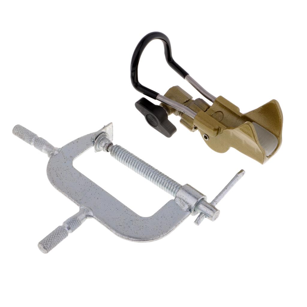 1 Piece Fishing Rod Pole Stand Bracket Support Holder Adjustable Clamp Fishing Tool 8.5 cm/3.3 inch