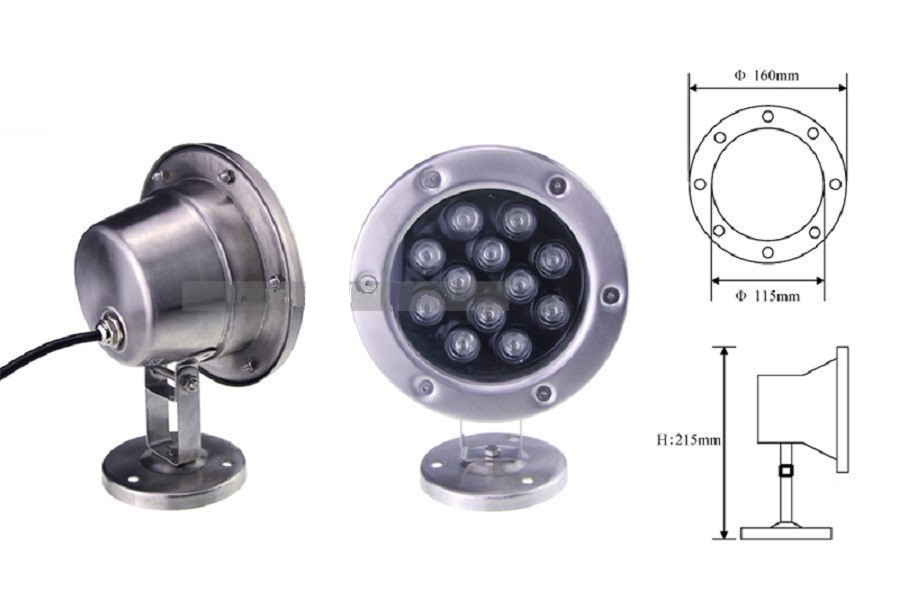 Đèn LED Âm Nước Công Suất 12W GSN12 GS Lighting