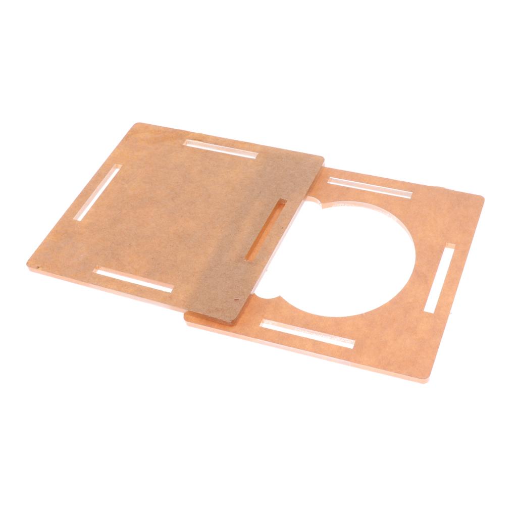 Hamster Bed Square Shape nest Mouse Indoor Bed Small Animal Pet House Clear