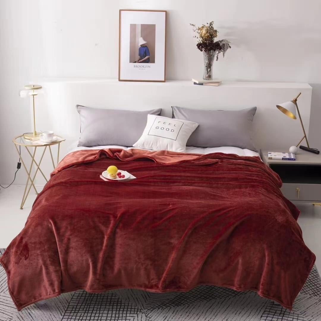 Chăn lông thỏ Blanket loại 2.3kg - siêu mềm, mịn