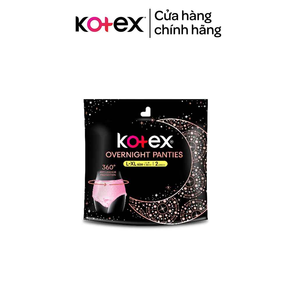 Thùng 16 gói BVS Kotex Ban Đêm Dạng Quần cỡ L/XL 2 miếng