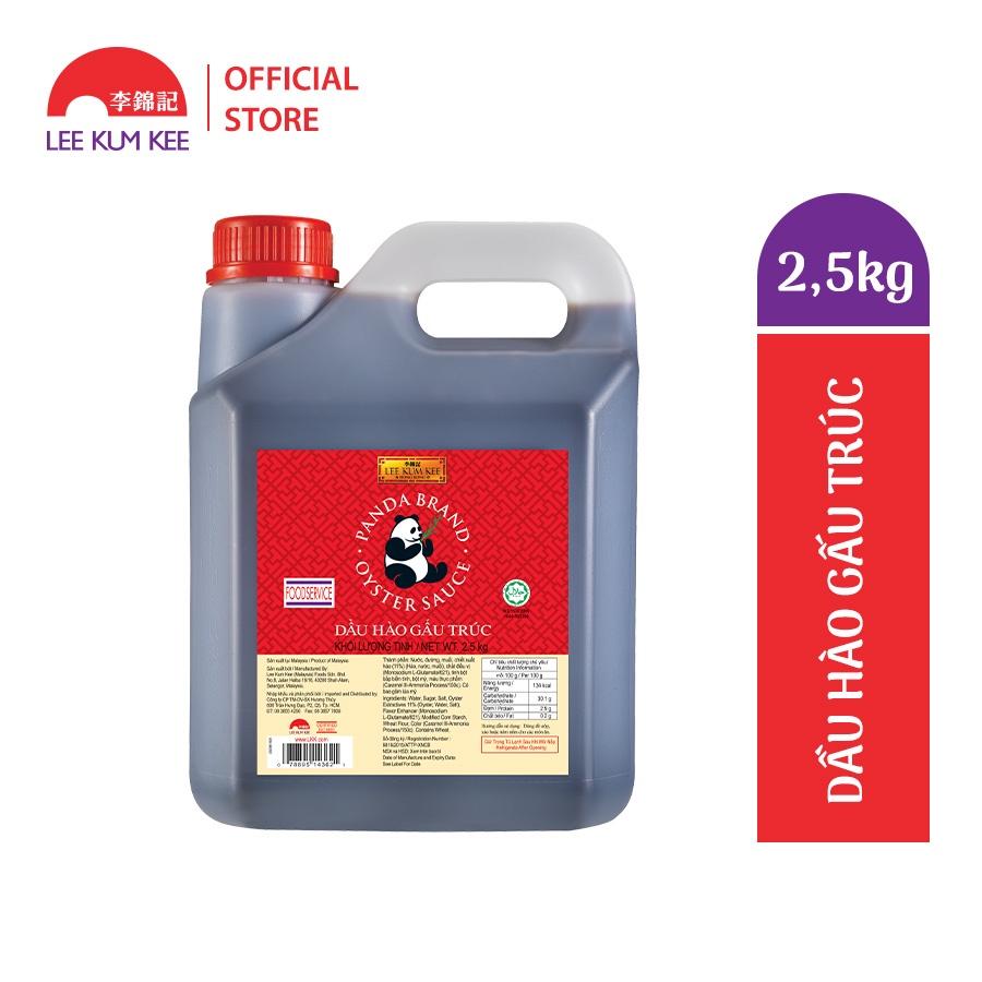 Dầu hào Lee Kum Kee Panda Oyster Sauce 2.5Kg gấu trúc