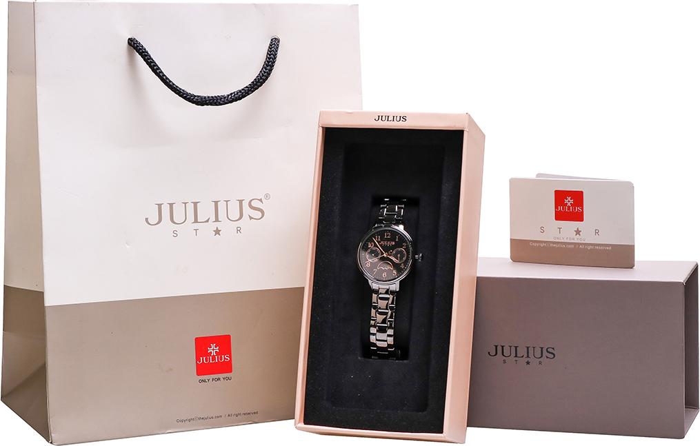 Đồng Hồ Nữ Julius Star Hàn Quốc JS-047 Dây Thép