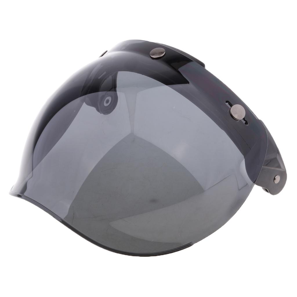 2x3-Snap Bubble Wind Shield Visor for Bonanza Motorcycle Helmets 7