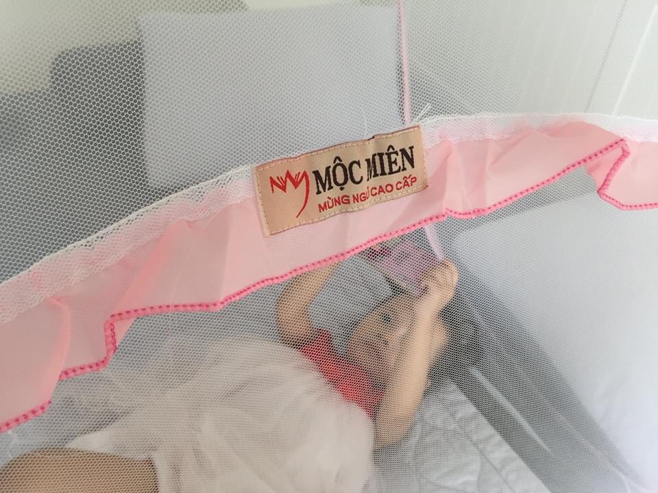 Màn chụp cho bé - Mùng chụp cao cấp Mộc Miên Trẻ Em