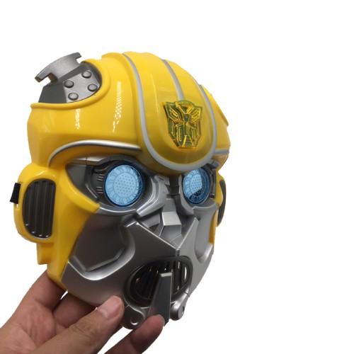 Mặt nạ đồ chơi robot Bumblebee  mô hình mặt robot đại chiến có đèn nháy WL77952A