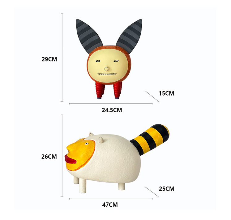 Tượng Monster Décor Trừu Tượng
