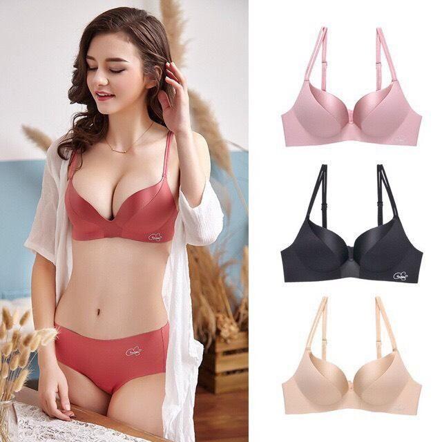 Áo lót su nâng ngực không gọng phối lụa cao cấp
