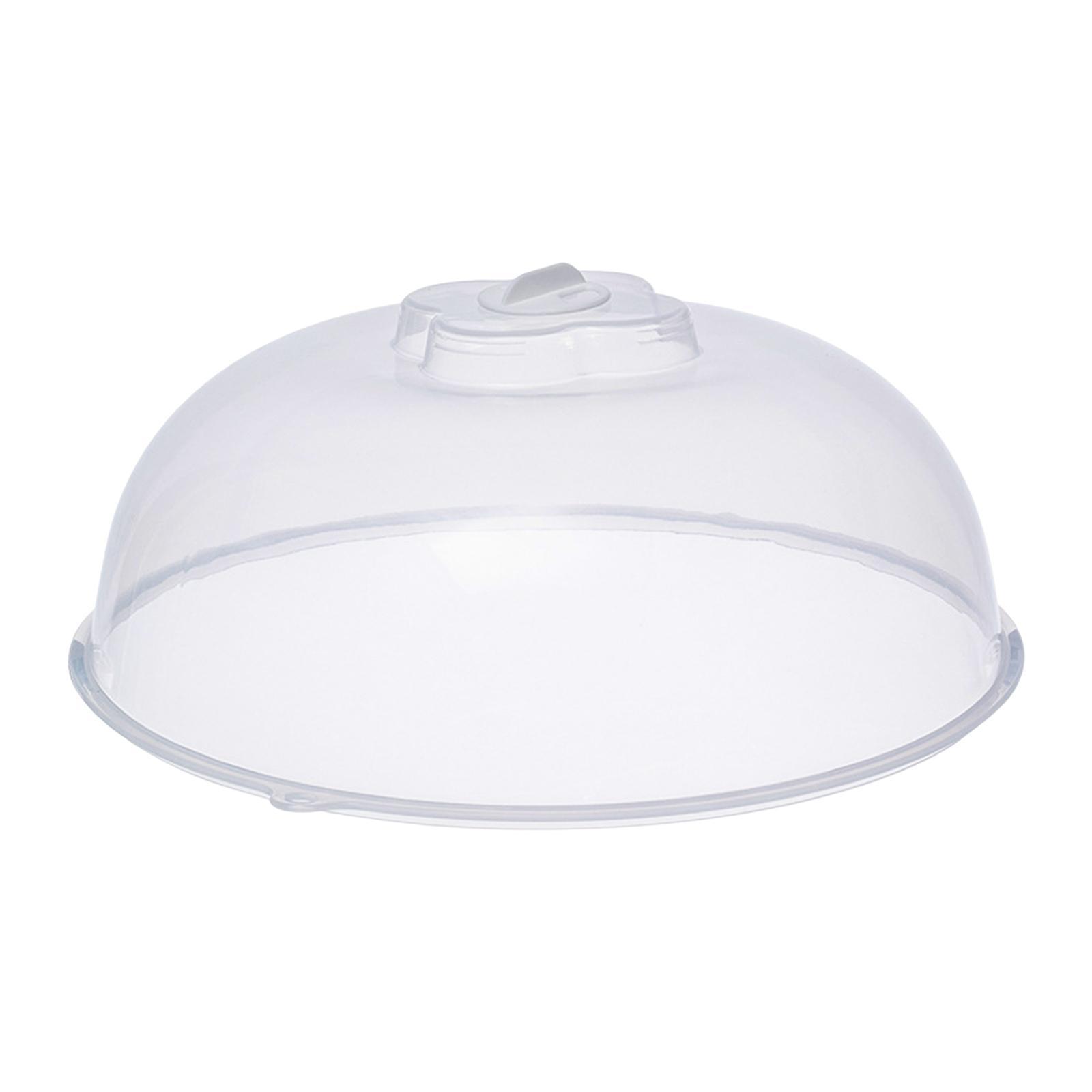 Microwave Splatter Cover lid with Steam Vent for Trays Kitchen Freezer