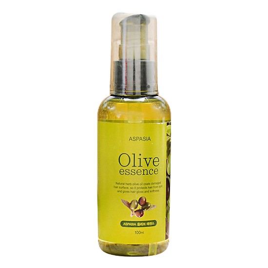 TINH CHẤT DƯỠNG TÓC OLIU - ASPASIA OLIVE ESSENCE 100ML TẶNG 1 MẶT NẠ JANT BLANC