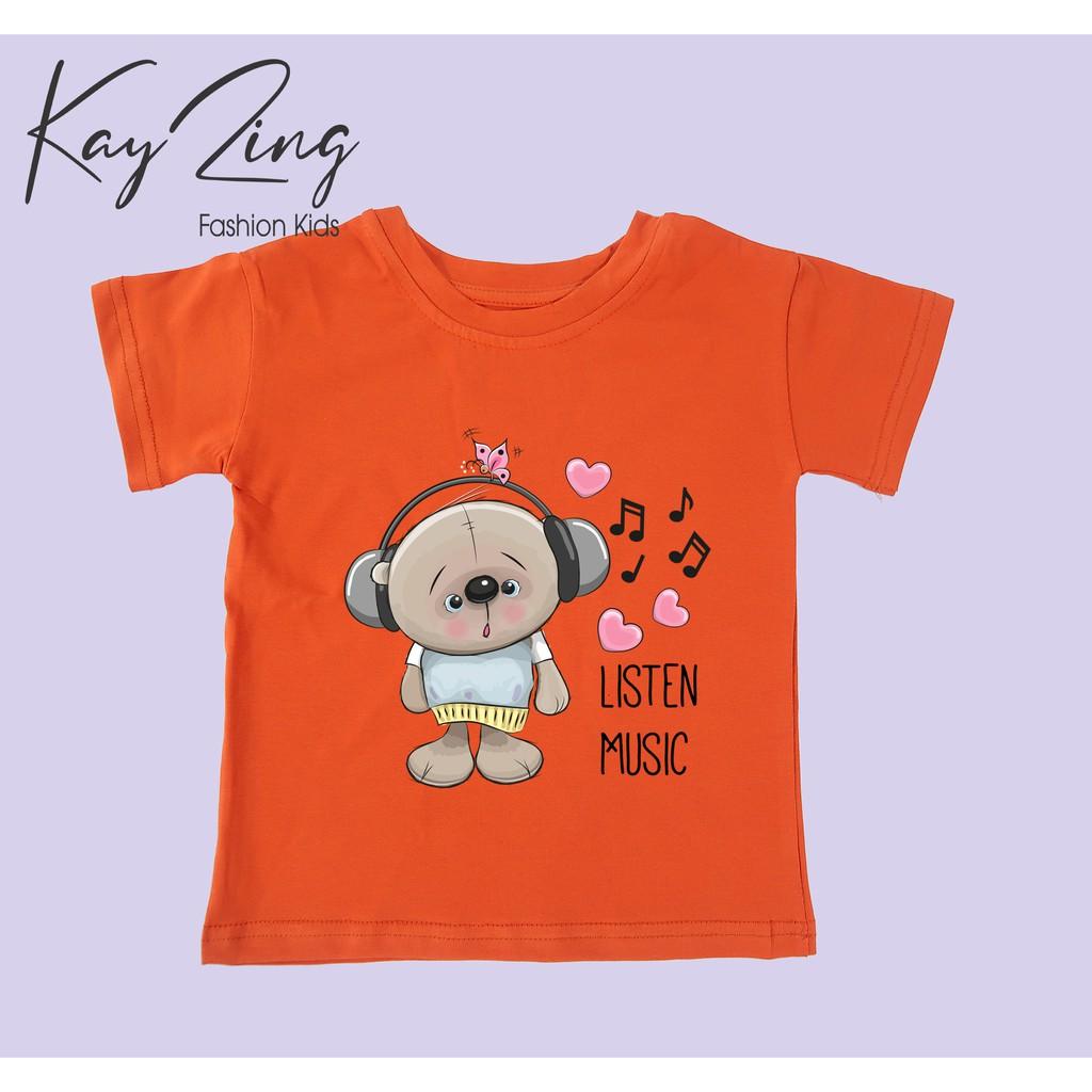 Áo thun trẻ em nam cotton 100% các màu : Mã 056
