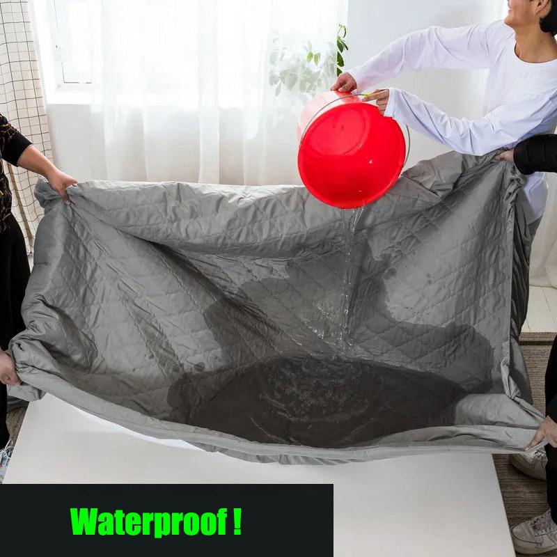 JUSTCHIC 1 Cái Chống Nước Được Trang Bị Tấm Đồng Màu Bọc Nệm Với Thun Dày Mền Chần Gòn Giường