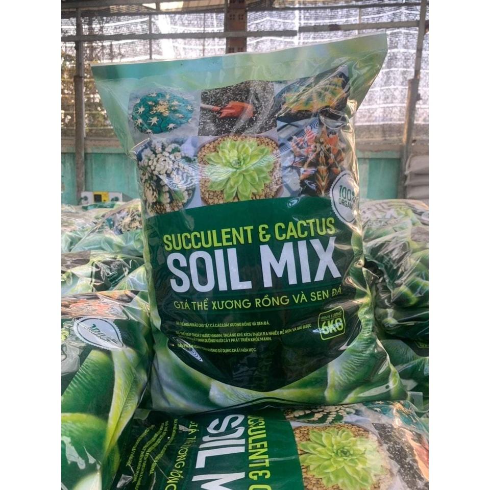 Đất Soil Mix - Giá thể - đất trồng sen đá xương rồng cao cấp, siêu rẻ.