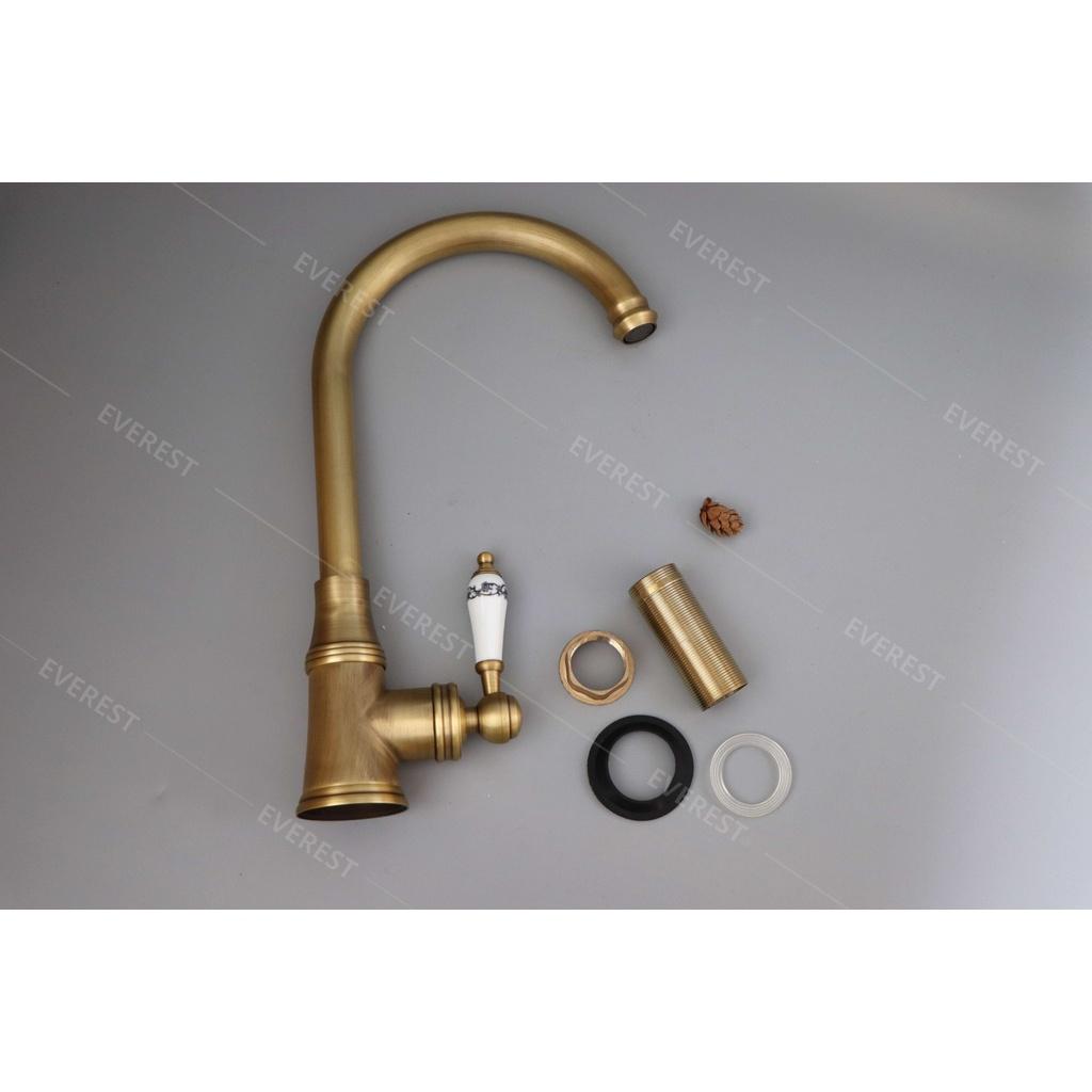 Vòi Chén -Vòi Lavabo Bằng Đồng EV-3019