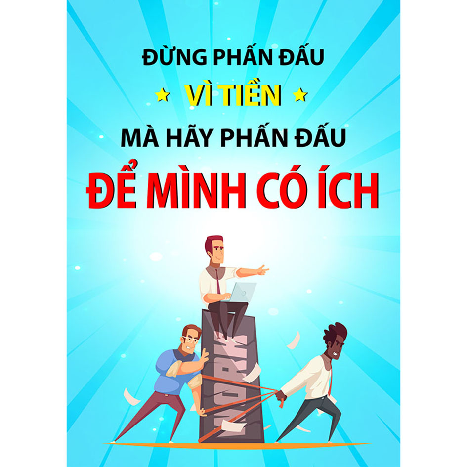 Decal trang trí Slogan trang trí văn phòng công ty số 17