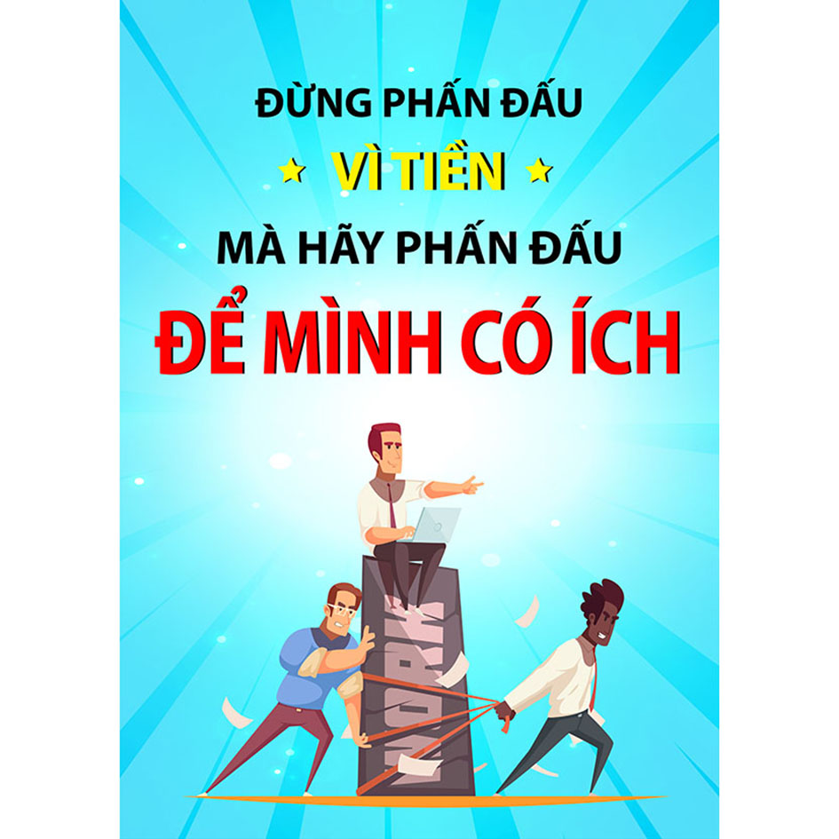 Decal trang  trí Slogan trang trí văn phòng công ty số 17