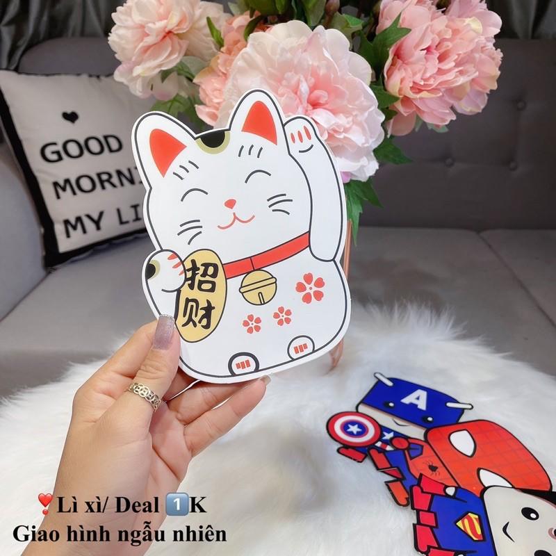 Bao Lì Xì 2021 Tân Sửu Hoạt Hình Chibi Chuẩn Loại 1 Cứng Dày và An Toàn Cho Bé