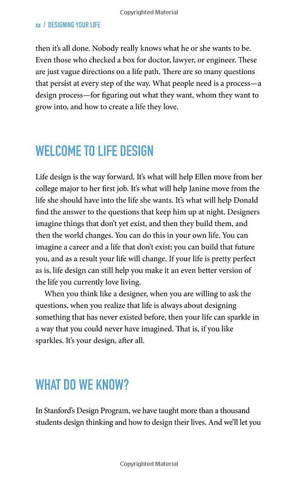 Designing Your Life : Build A Life That Works For You