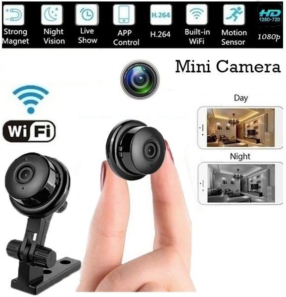 Camera ip wifi mini V380 Pro Treo tường, đàm thoại 2 chiều ,Đèn hồng ngoại quay ban đêm, kết nối wifi với điện thoại thông minh