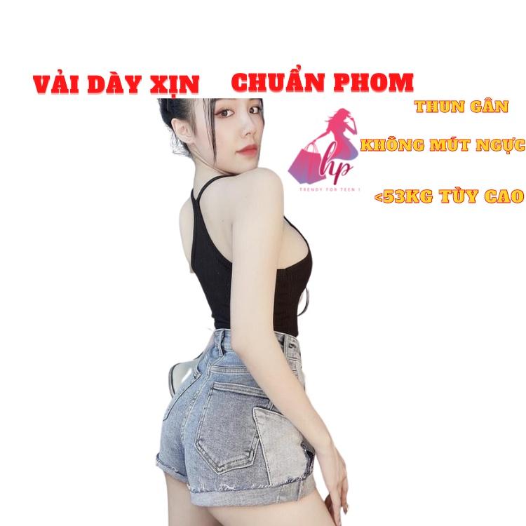 áo ba lỗ nữ croptop ôm body thun gân sọc trắng đen kiểu hàn quốc thời trang A130