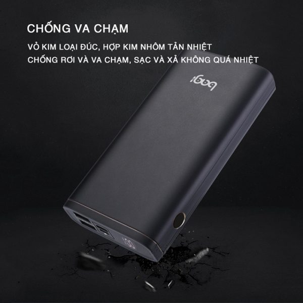 Pin dự phòng Bagi chất lượng cao 10.000mAh P9 - Hàng chính hãng