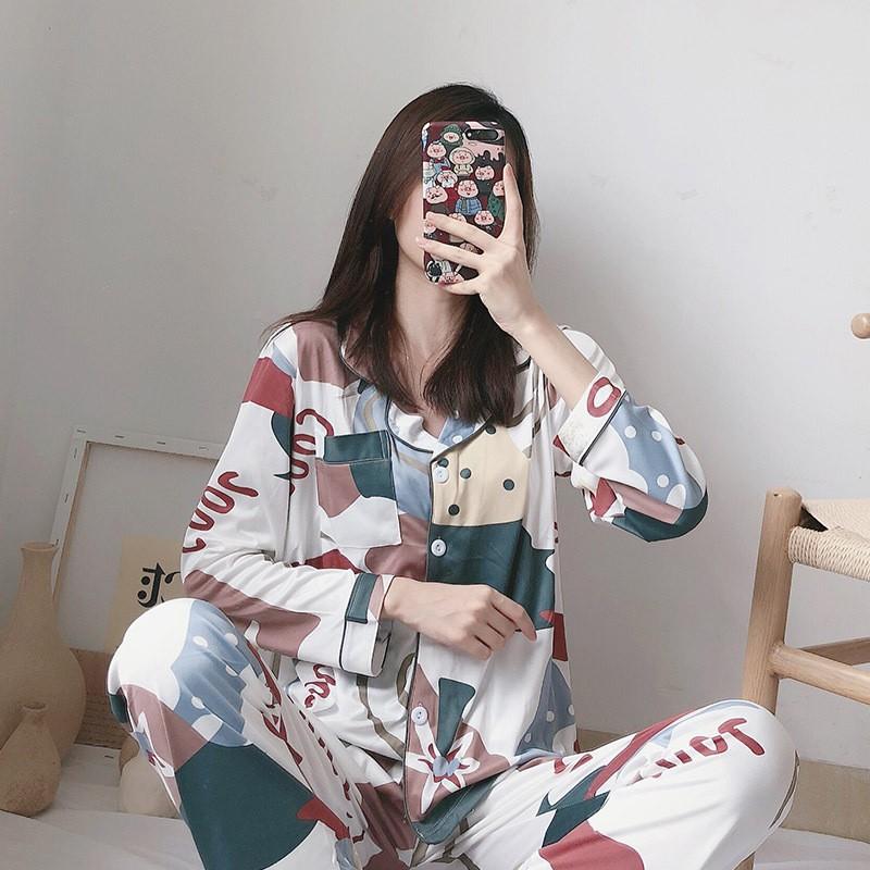 Bộ Ngủ Pijama Nữ MẪU 2023 Bộ Mặc Nhà,Bộ Đồ Ngủ Chất Cotton Tơ Sữa Dài Tay Gầy, Béo ,Bầu Bí Nhỏ ,Sau Sinh Mặc Thoải Mái