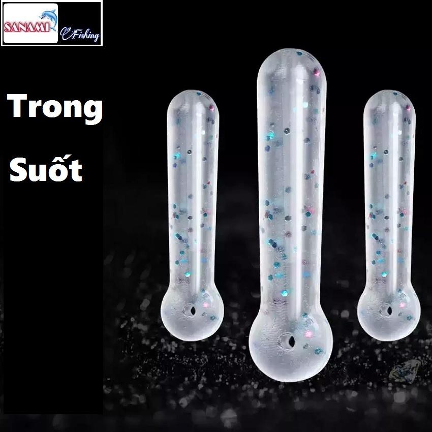 Vỉ 10 Chân Cắm Phao Silicon Bạo Lực Trong Suốt Chuyên Dụng Câu Đài Câu Đơn Cao Cấp SPK-21 - Sanami Fishing