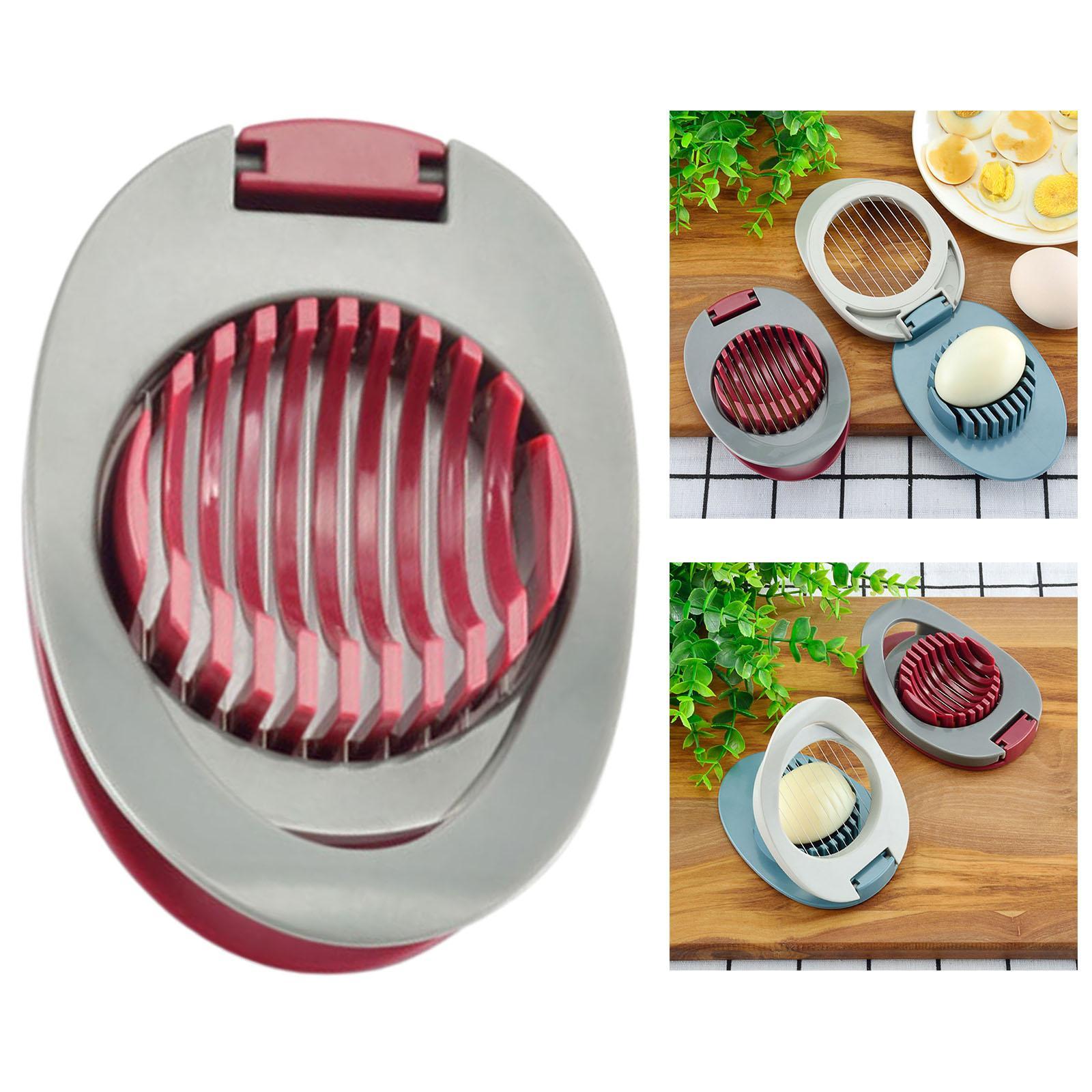 2Pcs Egg Slicer Egg Cutter for Boiled Eggs Mushroom Slicer Cutting Wires