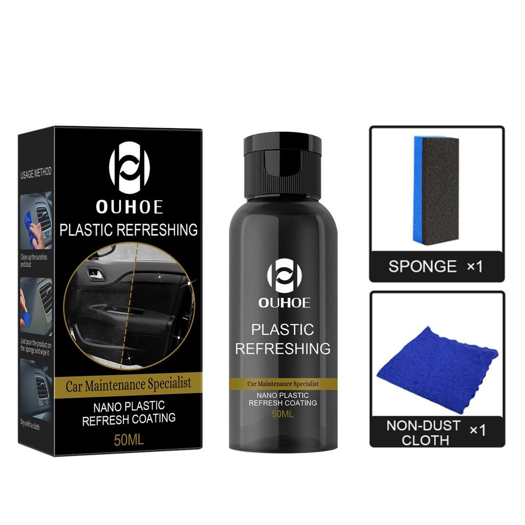 Bộ Dụng Cụ Vệ Sinh Nội Thất Xe Hơi Bằng Nhựa + Xốp + Xốp Tiện Dụng