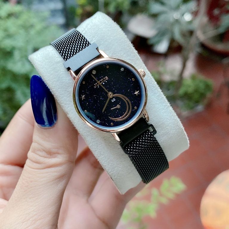 Đồng Hồ Nữ Julius Star Hàn Quốc JS-038 có kim giây rốn