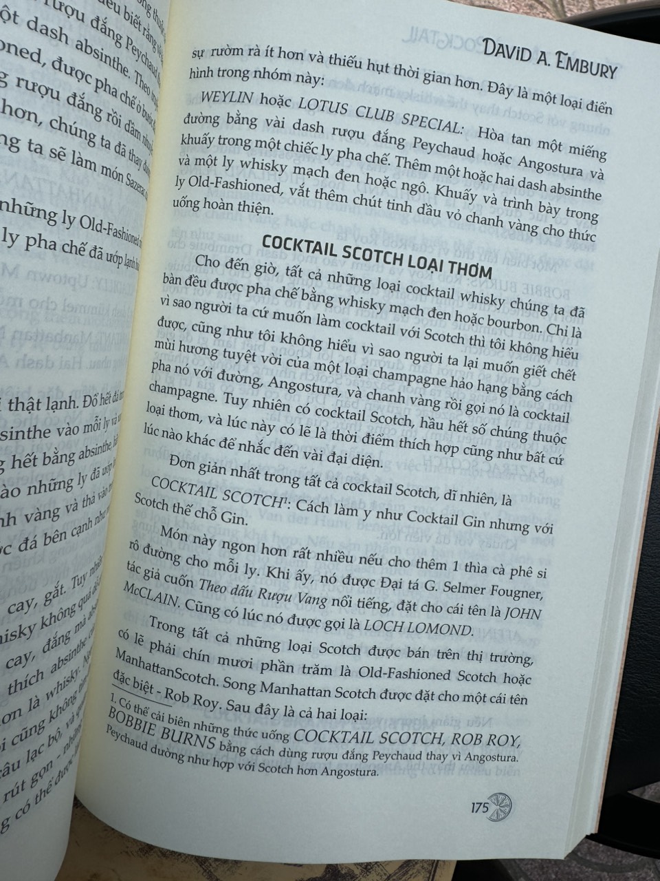(“Kinh thánh” cho dân pha chế) TẤT TẦN TẬT VỀ COCKTAIL - David A. Embury -  Nguyễn Thị Hạnh dịch – Light Books - NXB Hồng Đức