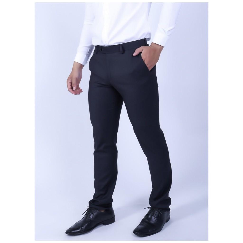 OWEN - Quần âu nam màu Xanh Navy dáng SLIMFIT có cạp tăng đơ co dãn - DÁNG ÔM chất nano co dãn 220508